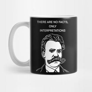 FRIEDRICH NIETZSCHE quote .11 - ink portrait Mug